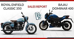 Sales Comparison of Rivals: Royal Enfield Classic 350 Vs Bajaj Dominar 400