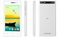 Lava A76 White Front,Back And Side pictures