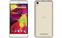 Lava P7 Champagne Gold Front And Back pictures