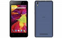 Lava P7 Blue-Black Front And Back pictures