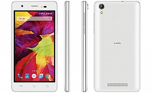 Lava P7 Pearl White Front,Back And Side