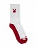 Playboy Men White Red Socks pictures