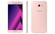Samsung Galaxy A7 (2017) Peach Cloud Front,Back And Side