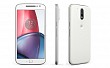 Motorola Moto G4 Plus White Front, Back and Side