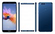 Huawei Honor 7X Blue Front,Back And Side