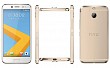 HTC 10 evo Pearl Gold Front,Back And Side