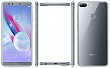 Huawei Honor 9 Lite Glacier Grey Front,Back And Side