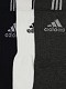 Adidas Unisex Pack of 3 Black Socks01 Photo