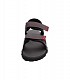 Nike Ascent Red Black Sandals Image
