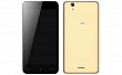 Gionee Pioneer P5 Mini Gold Front And Back