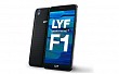 Lyf F1 Plus Black Front,Back And Side