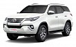 Toyota Fortuner 2.8 4x4 AT White Pearl Crystal Shine