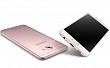 Samsung Galaxy C7 Pro Rose Pink Front,Back And Side