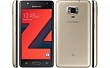 Samsung Z4 Gold Front, Back and Side
