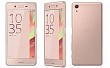 Sony Xperia X Performance Rose Gold Front, Back and Side