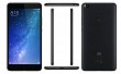 Xiaomi Mi Max 2 Matte Black Front,Back And Side