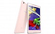 Lenovo Tab 2 A8 Neon Pink Front, Back And Side