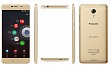 Panasonic Eluga A3 Pro Gold Front,Back And Side