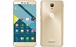 Gionee P7 Latte Gold Front And Back