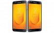 Samsung Galaxy J7 Duo Black Front And Side