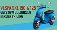 Vespa SXL 150 and 125 gets New Colours at Earlier Pricing