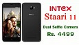 Intex Staari 11 Featuring Dual Front Cameras Launched in India