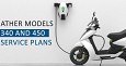 Check Service Plans for Ather models 340, 450 Electric Scooter