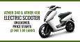 Ather 340 and Ather 450 Electric Scooter Unleashed, Price Starts at INR 1.09 Lakhs