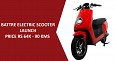 BattRE Electric Scooter with 90 km Travel Range Launched; Priced INR 64k