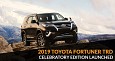Toyota Fortuner TRD Celebratory Edition 2019 launched; Pricelocked at Rs. 33.85