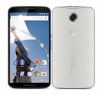 Google Nexus 6 Cloud White Front and Back pictures