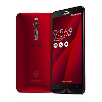Asus ZenFone 2 Red Front,Back And Side pictures