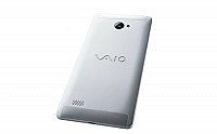 Vaio Phone Biz Silver Back And Side pictures