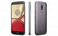 Motorola Moto M Grey Front,Back And Side pictures
