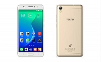 Tecno i5 Pro Champagne Gold Front And Back pictures