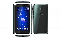 HTC U11 Brilliant Black Front, Back And Side pictures