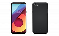 LG Q6 Black Front And Back pictures