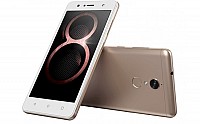 Lenovo K8 Fine Gold Front, Back and Side pictures