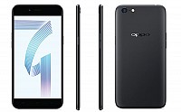 Oppo A71 Black Front, Back And Side pictures