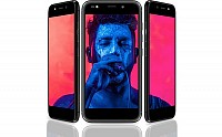 Micromax Selfie 3 Black Front and Side pictures