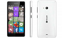 Microsoft Lumia 540 Dual SIM White Front,Back And Side pictures