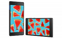 Lenovo Tab 7 Essential Black Front And Side pictures