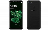 Oppo F5 Black Front And Back pictures