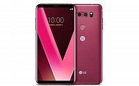 LG V30 Raspberry Rose Front and Back pictures