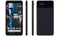 Google Pixel 2 XL Just Black Front, Back And Side pictures