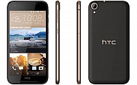 HTC Desire 830 Black Gold Front,Back And Side pictures