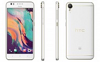 HTC Desire 10 Lifestyle Polar White Front,Back And Side pictures