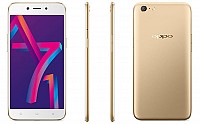Oppo A71 (2018) Gold Front, Back And Side pictures