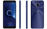Alcatel 3X Metallic Blue Front,Back And Side pictures