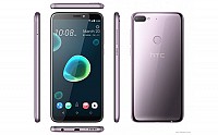 HTC Desire 12 Plus Silver Front,Back And Side pictures